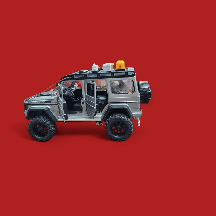ماکت فلزی ماشین مرسدس بنز رنگ نقره ایG550 Adventure Edition مقیاس 1:24