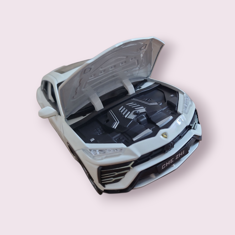 ماکت فلزی ماشین لامبورگینی اوروس دود زا رنگ سفید Lamborghini Urus مقیاس 1:24(cz141AD)