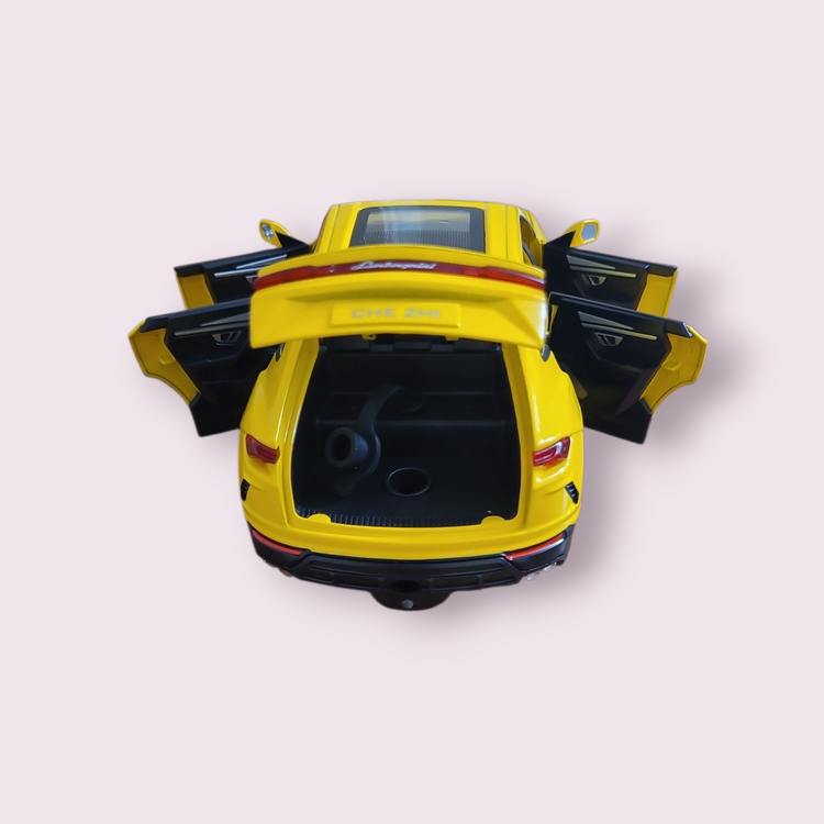 ماکت فلزی ماشین لامبورگینی اوروس دود زا رنگ زرد Lamborghini Urus مقیاس 1:24(cz141AD)