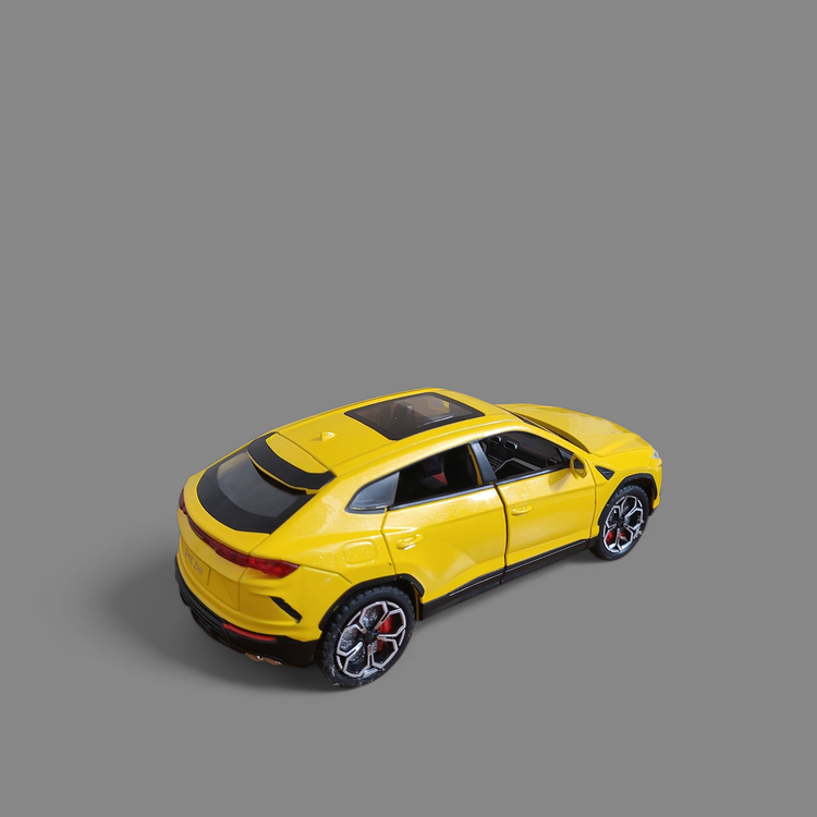 ماکت فلزی ماشین لامبورگینی اوروس دود زا رنگ زرد Lamborghini Urus مقیاس 1:24(cz141AD)