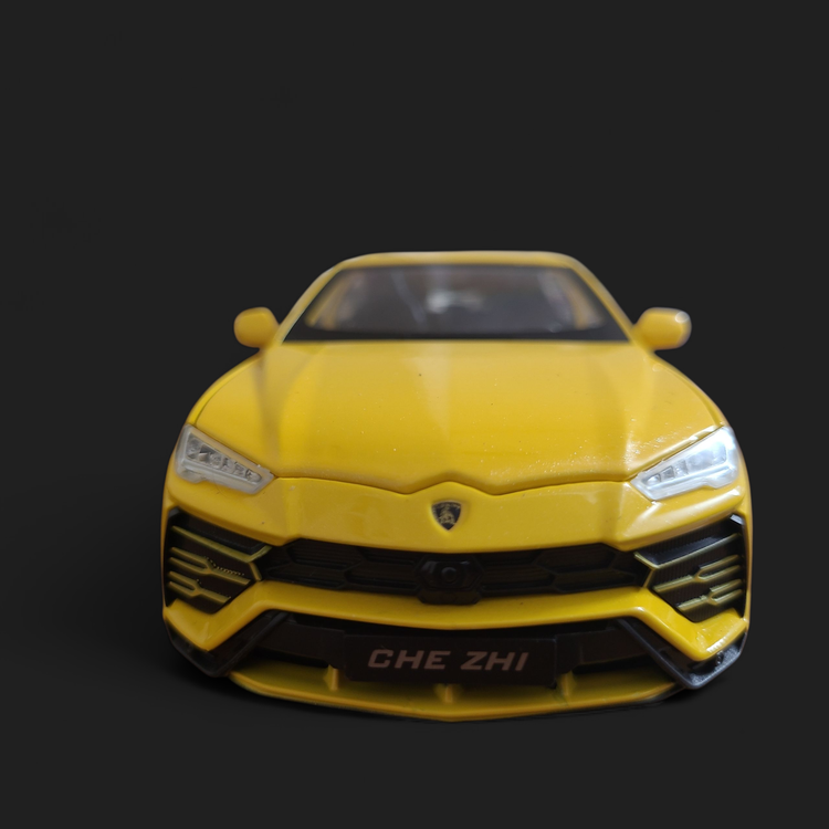 ماکت فلزی ماشین لامبورگینی اوروس دود زا رنگ زرد Lamborghini Urus مقیاس 1:24(cz141AD)