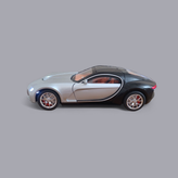 ماکت ماشین چه ژی بوگاتی آتلانتیک نقره ای مشکی( Bugatti Atlantic (cz154A