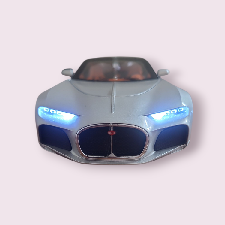 ماکت ماشین چه ژی بوگاتی آتلانتیک نقره ای مشکی( Bugatti Atlantic (cz154A