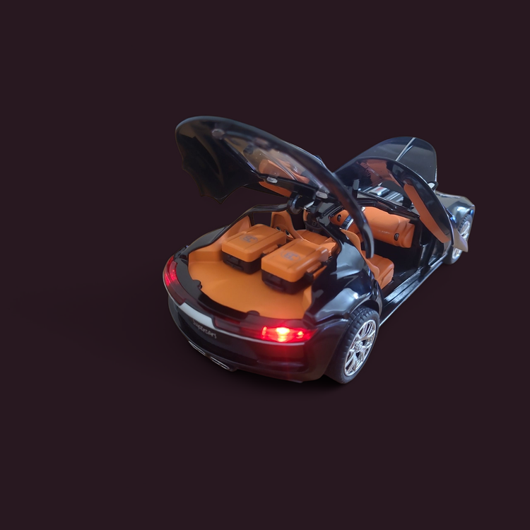 ماکت ماشین چه ژی بوگاتی آتلانتیک نقره ای مشکی( Bugatti Atlantic (cz154A