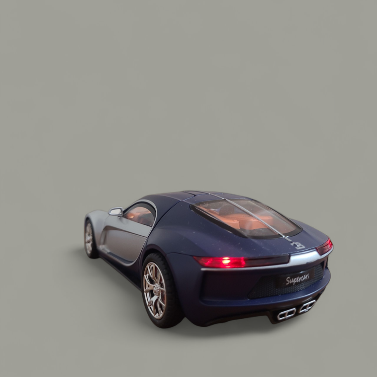 ماکت ماشین چه ژی بوگاتی آتلانتیک سرمه ای نقره ای( Bugatti Atlantic (cz154A