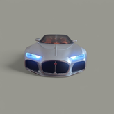 ماکت ماشین چه ژی بوگاتی آتلانتیک سرمه ای نقره ای( Bugatti Atlantic (cz154A