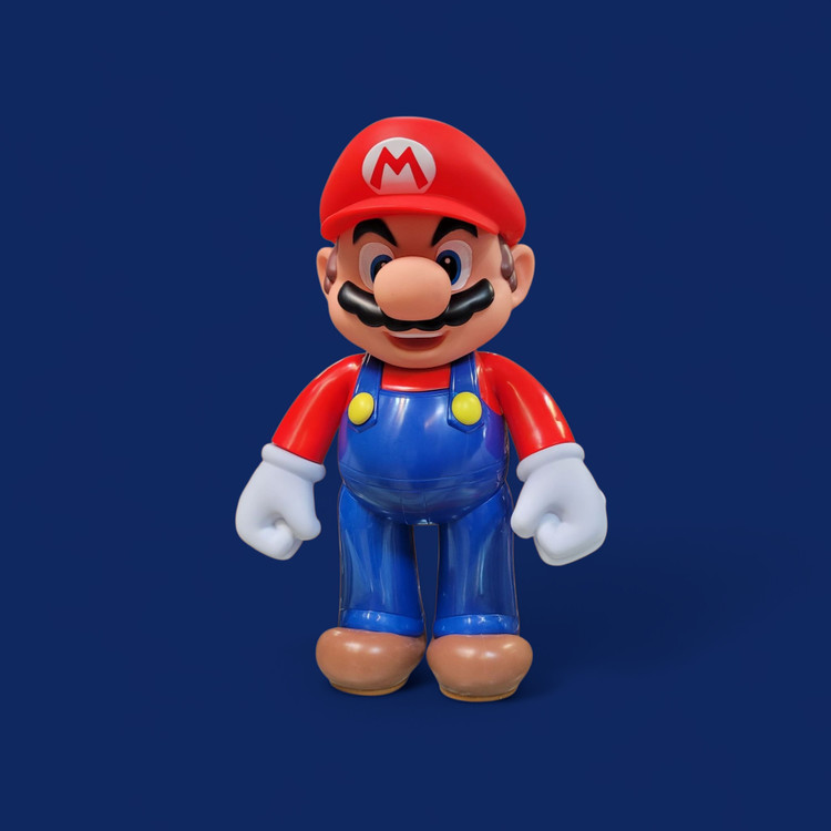 نمای روبهرو اکشن فیگور Super Mario برند JAKKS Pacific ارتفاع 50 سانتیمتر در فرشاد تویز