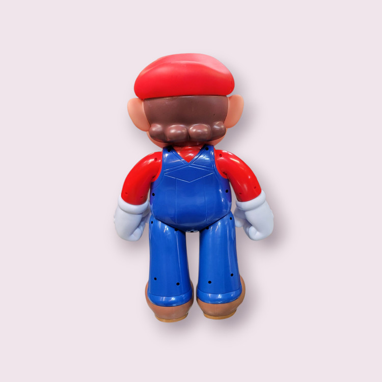 نمای پشت اکشن فیگور ماریو JAKKS Pacific سایز 50 سانتیمتر با طراحی کلاسیک Super Mario