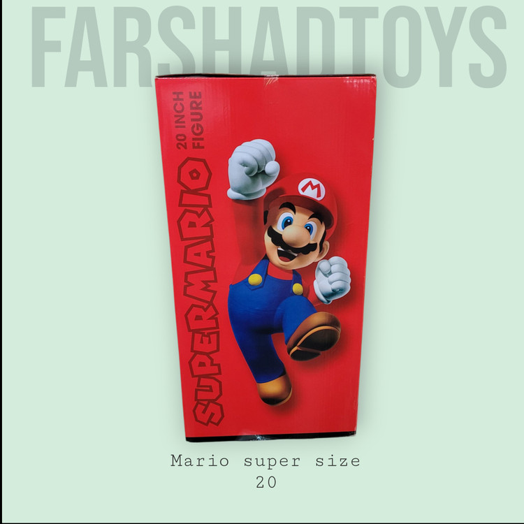 جعبه اکشن فیگور Super Mario 20 Inch Figure Mario برند JAKKS Pacific در فرشاد تویز