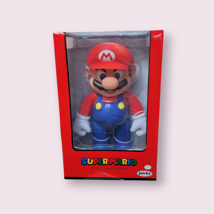 جعبه اکشن فیگور Super Mario 20 Inch Figure Mario برند JAKKS Pacific در فرشاد تویز