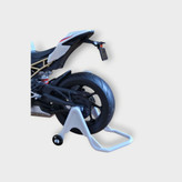 ماکت موتور BMW S1000RR دایکست مقیاس 1:9 با پایه نمایش چرخ عقب