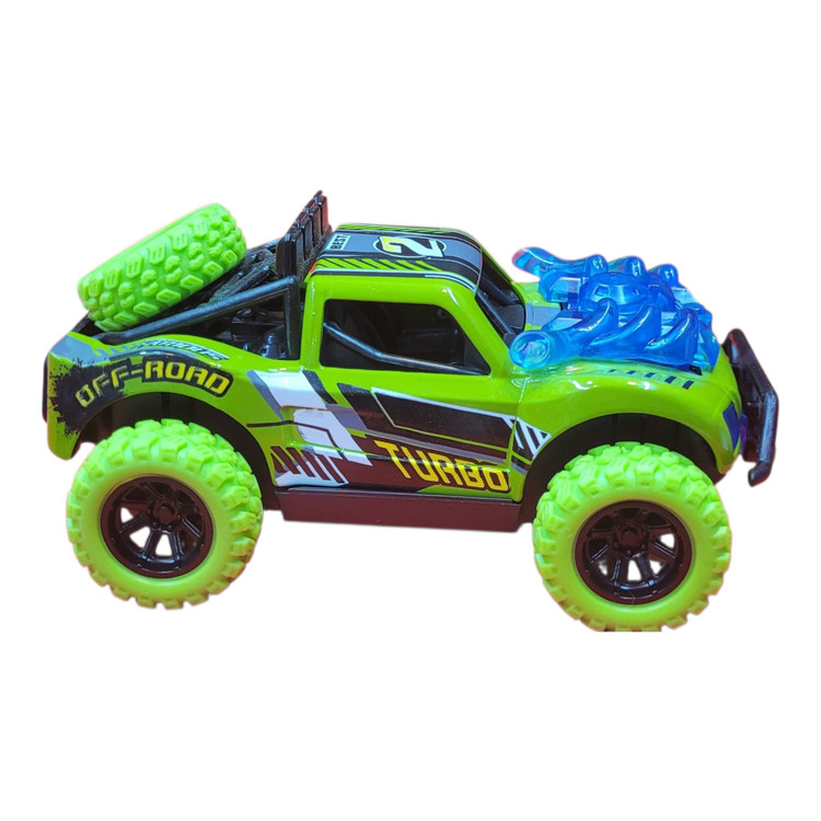 ماشین اسباب بازی آفردی فلزی تصادفی موتور پران سایز کوچک موزیکال مقیاس 1/32