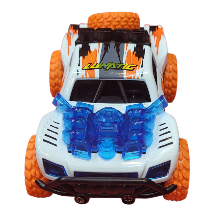 ماشین اسباب بازی آفردی فلزی تصادفی موتور پران سایز کوچک موزیکال مقیاس 1/32