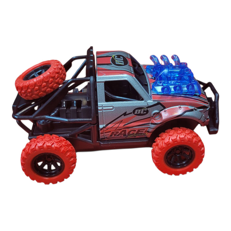 ماشین اسباب بازی آفردی فلزی تصادفی موتور پران سایز کوچک موزیکال مقیاس 1/32