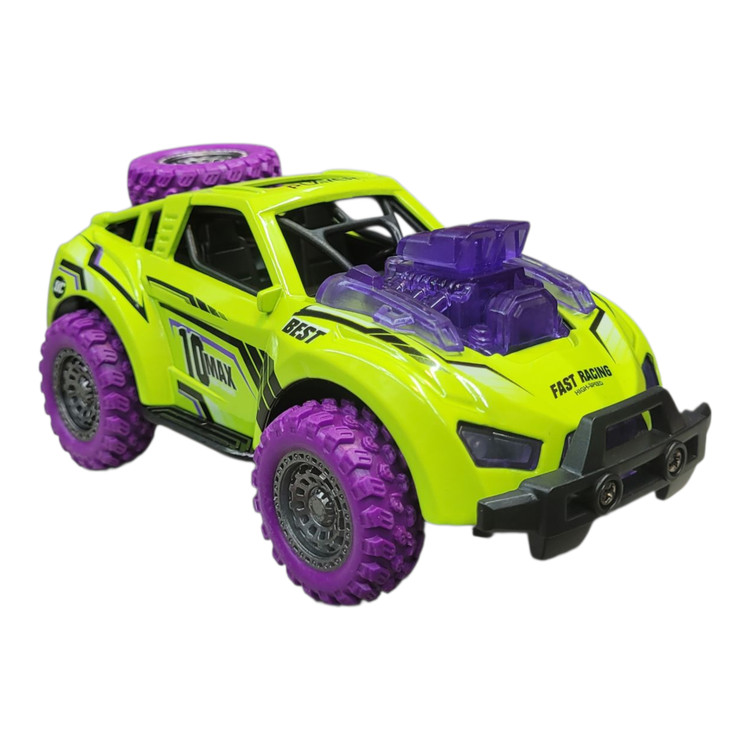 ماشین اسباب بازی آفردی فلزی تصادفی موتور پران موزیکال مقیاس 1/32