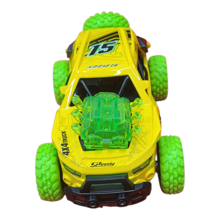 ماشین اسباب بازی آفردی فلزی تصادفی موتور پران موزیکال مقیاس 1/32