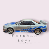 ماکت نیسان اسکایلاین GT-R R34 طرح پاول واکر فرشاد تویز