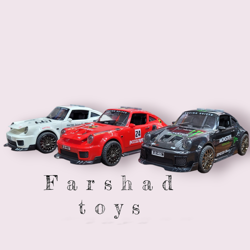 اسباب بازی ماشین پورشه دودزا مقیاس ۱/۳۶ آیتم BSP1AA