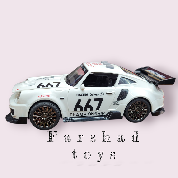 اسباب بازی ماشین پورشه دودزا مقیاس ۱/۳۶ آیتم BSP1AA