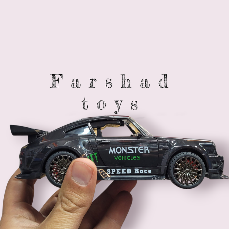 اسباب بازی ماشین پورشه دودزا مقیاس ۱/۳۶ آیتم BSP1AA