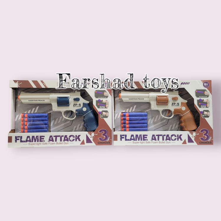 تفنگ اسباب بازی هفت تیر تیر ابری آیتم 2601/1