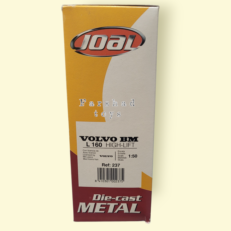 ماکت تمام فلزی ولوو VOLVO BM L160 برند جوال JOAL اسپانیا