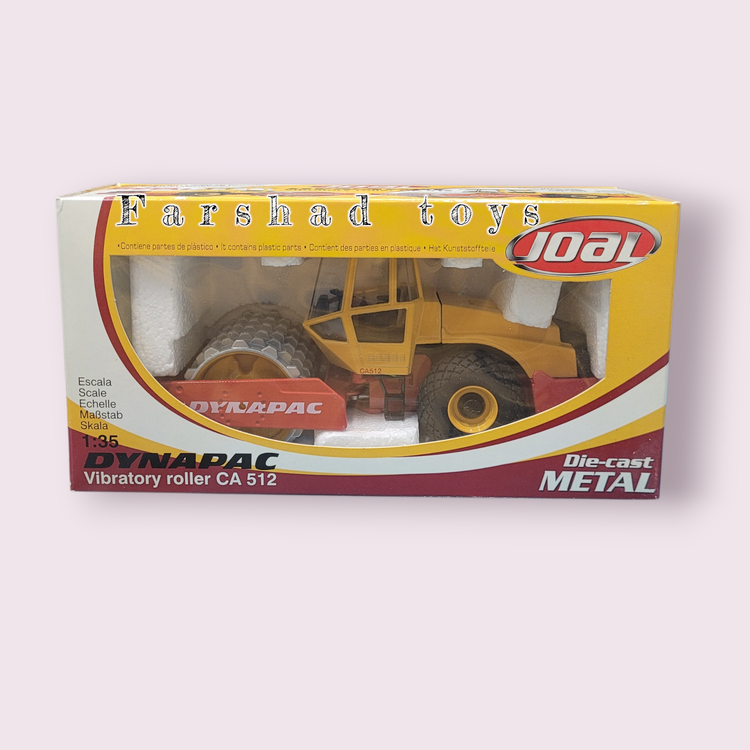 ماکت غلتک ارتعاشی Joal Dynapac CA512 جعبهای با مقیاس ۱:۳۵