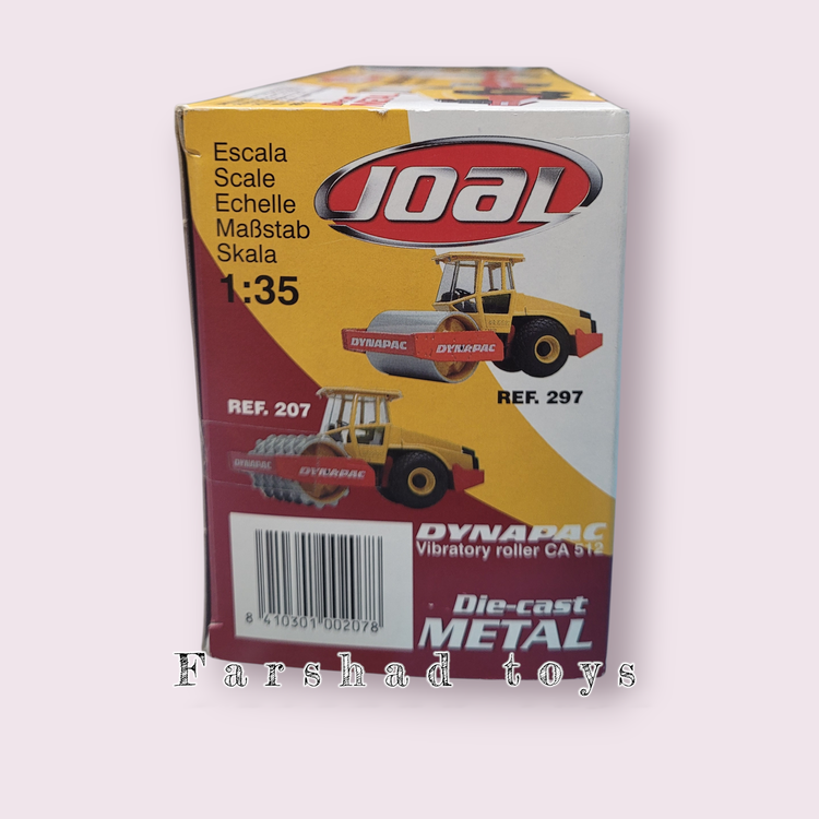 ماکت غلتک ارتعاشی Joal Dynapac CA512 جعبهای با مقیاس ۱:۳۵