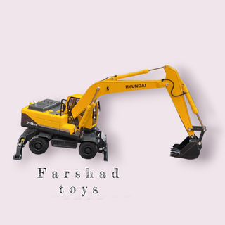 ماکت بیل مکانیکی چرخدار هیوندای Robex 210W-9 مدل دایکست ۱:۴۰