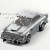 لگو ماکت دقیق لگو اسپید چمپیونز از آستون مارتین DB5 معروف 007 برای بازی و نمایش آیتم 75979