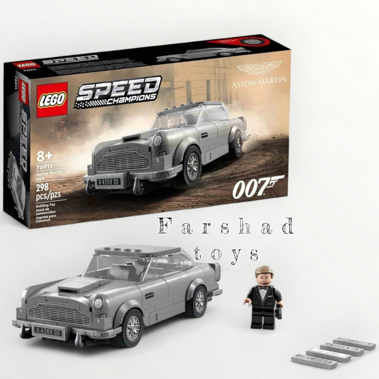 لگو ماکت دقیق لگو اسپید چمپیونز از آستون مارتین DB5 معروف 007 برای بازی و نمایش آیتم 75979