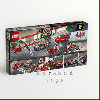 لگو اورجینال گاراژ نلگو Ferrari Ultimate Garage مدل 75889 سری LEGO Speed Championsهایی فراری قهرمانان سرعت آیتم 75889