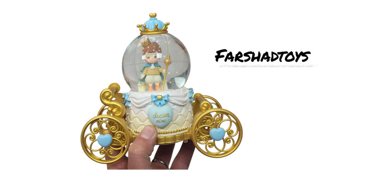 گوی کالسکه فول موزیکال چراغدار و پمپ دار