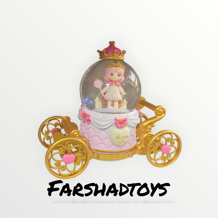 گوی کالسکه فول موزیکال پمپ دار چراغ دار و چرخشی