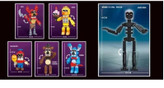 لگو فیگورهای Five Nights At Freddy's برند CB Toys مدل 2674 مجموعه 6 شخصیت بازی FNAF