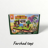 جعبه لگو ساختنی SEMBO Block Pixel World مدل 301201 با ۹۰ قطعه و دو مینی فیگور