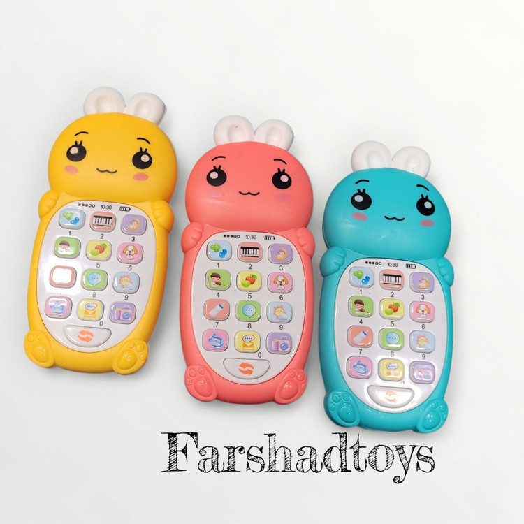 اسباب بازی موبایل طرح خرگوش موزیکال و چراغ دار