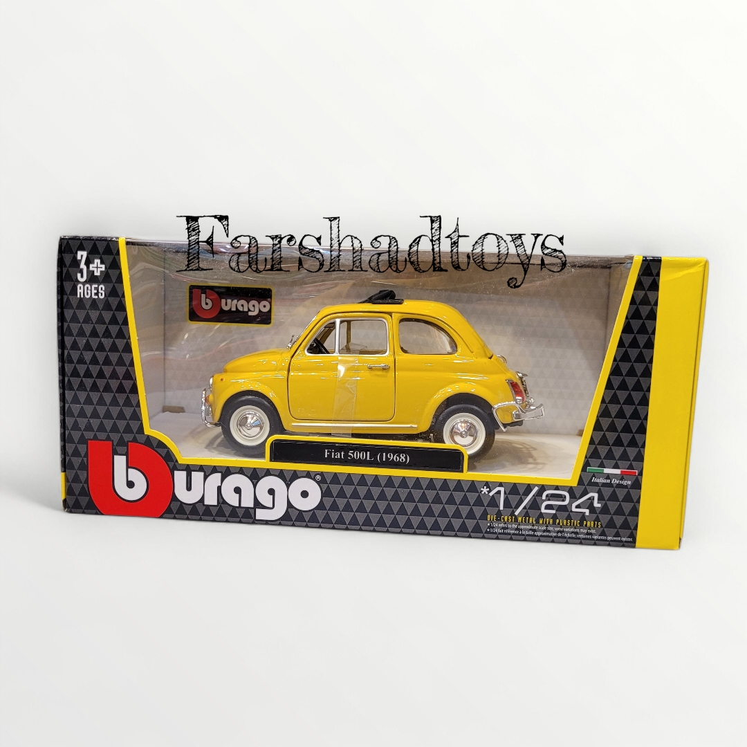 ماکت ماشین فیات برند بوراگو fiat 500f