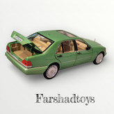 ماکت ماشین بنز W140 اتاق تانک 1/24