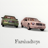 ماکت ماشین بنز W140 اتاق تانک 1/24