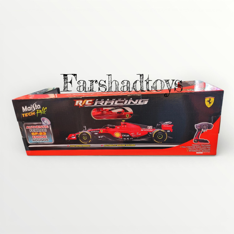 ماشین مسابقهای رادیو کنترلی فرمول یک Maisto Tech مدل2.4GHz - مقیاس 1:10 (F1 Ferrari SF23-1:10