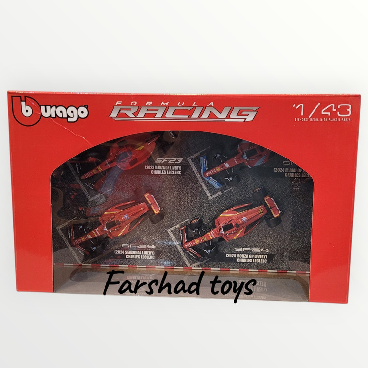 پک ۴ عددی بوراگو فرمول وان فراری مقیاس ۱:۴۳