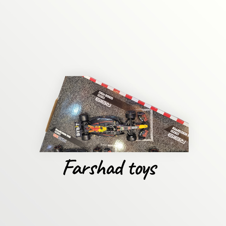 نمای بالای ماکت فرمول یک Red Bull RB19 شماره ۱۱ سرجیو پرز