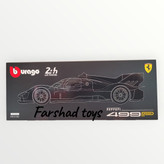 جعبه ماکت Ferrari 499P بوراگو مقیاس 1:18 مناسب کلکسیون