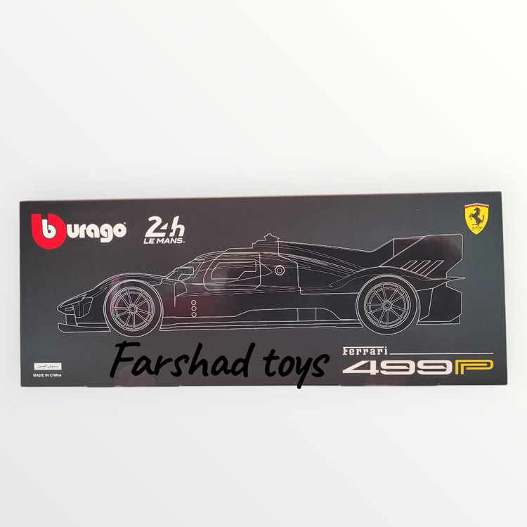 جعبه ماکت Ferrari 499P بوراگو مقیاس 1:18 مناسب کلکسیون