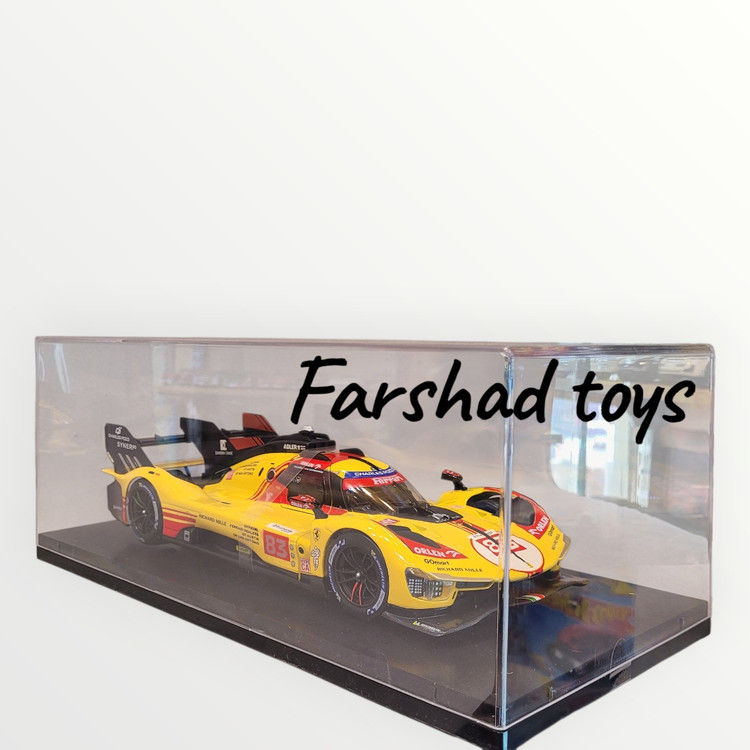 ماکت Ferrari 499P شماره 83 مقیاس 1:18 با طراحی مسابقهای لمان