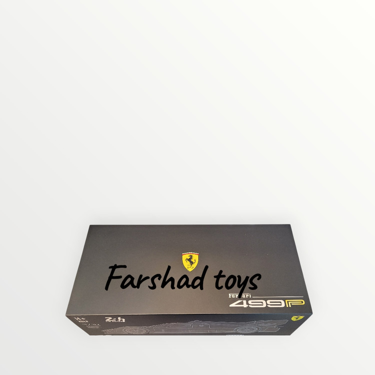 جعبه ماکت Ferrari 499P برند Bburago سری 24h Le Mans مقیاس 1:18
