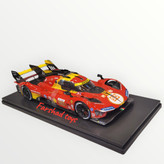 ماکت فراری Ferrari 499P شماره 50 برند Bburago مقیاس 1:18 داخل کاور شفاف