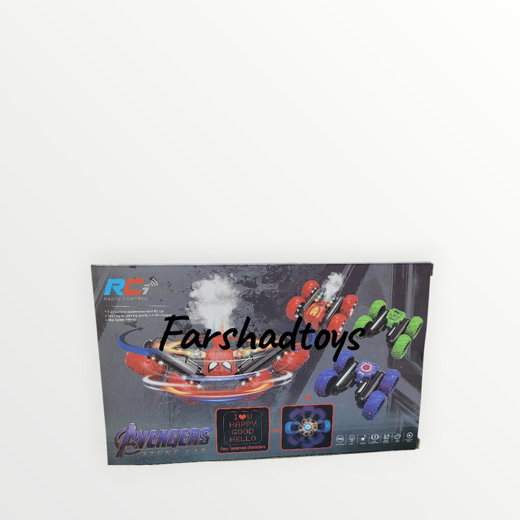 ماشین کنترلی دیوانه طرح مردعنکبوتی دودزا چراغ دار آیتم ۶۹۰۳/۱