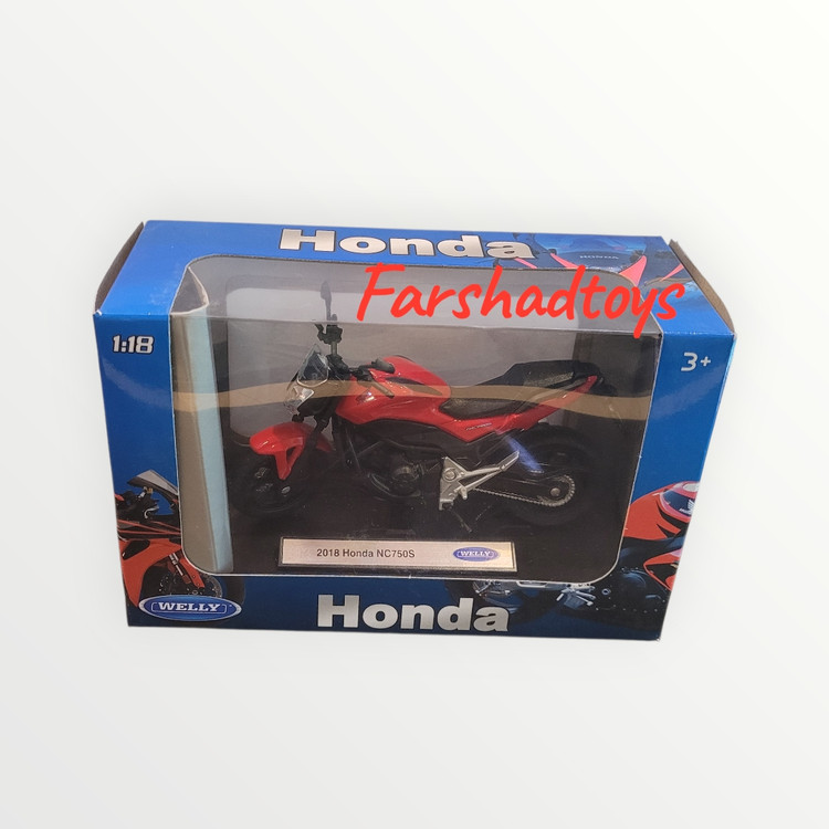 ماکت موتور هوندا HONDA nc750s ویلی مقیاس ۱/۱۸
